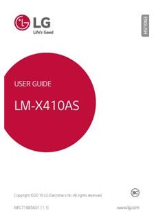 LG Expression plus manual. Camera Instructions.